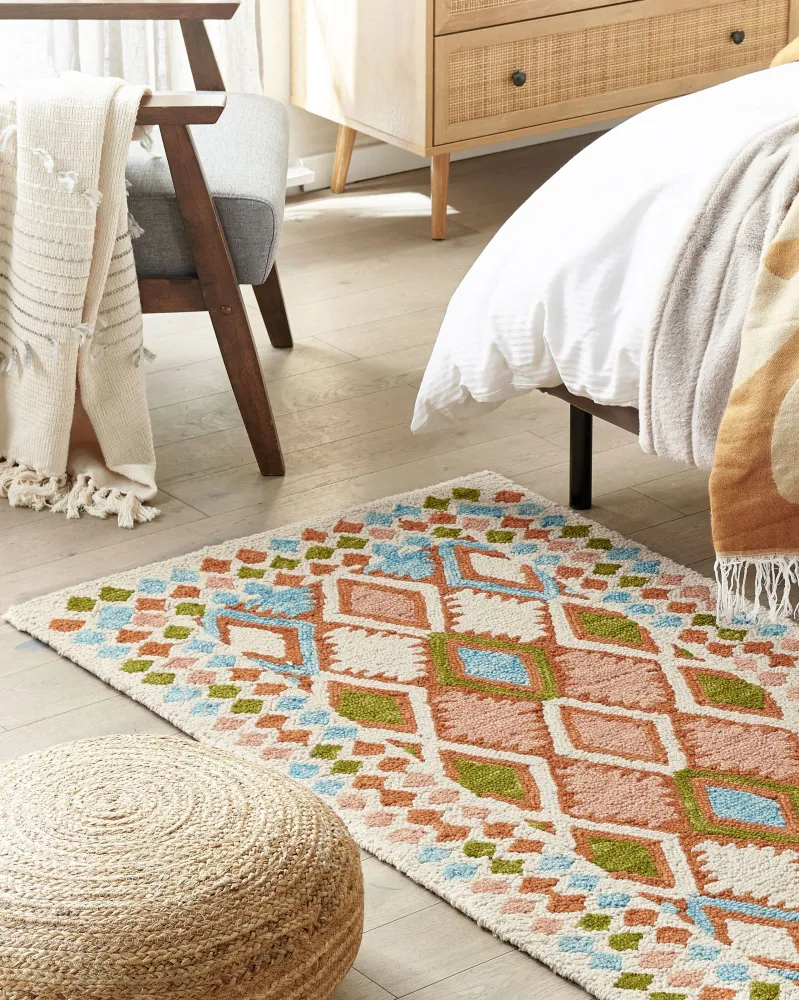 Tappeto lana multicolore 80 x 150 cm ERMENEK