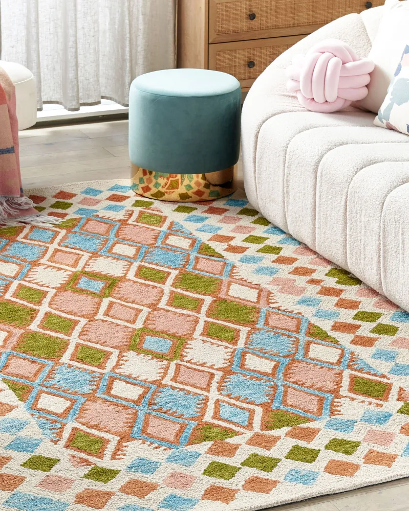 Tappeto lana multicolore 160 x 230 cm ERMENEK