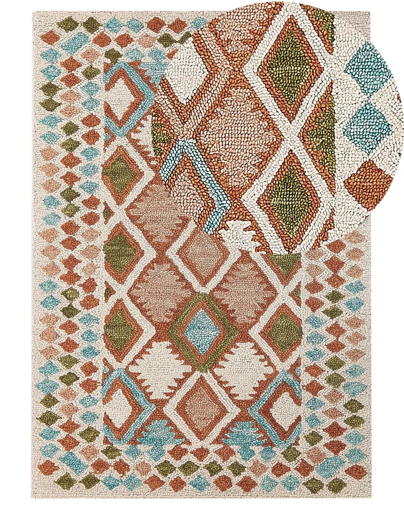 Tappeto lana multicolore 160 x 230 cm ERMENEK