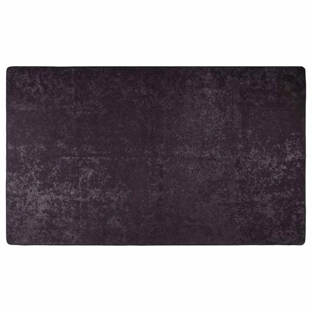 Tappeto Lavabile 120x180 cm Antracite Antiscivolo