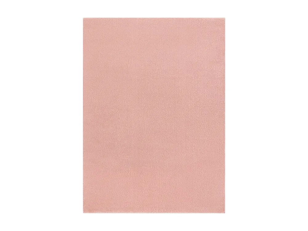 Tappeto da lavaggio moderno LINDO rosa, antiscivolo, pelo esteso 80x150 cm
