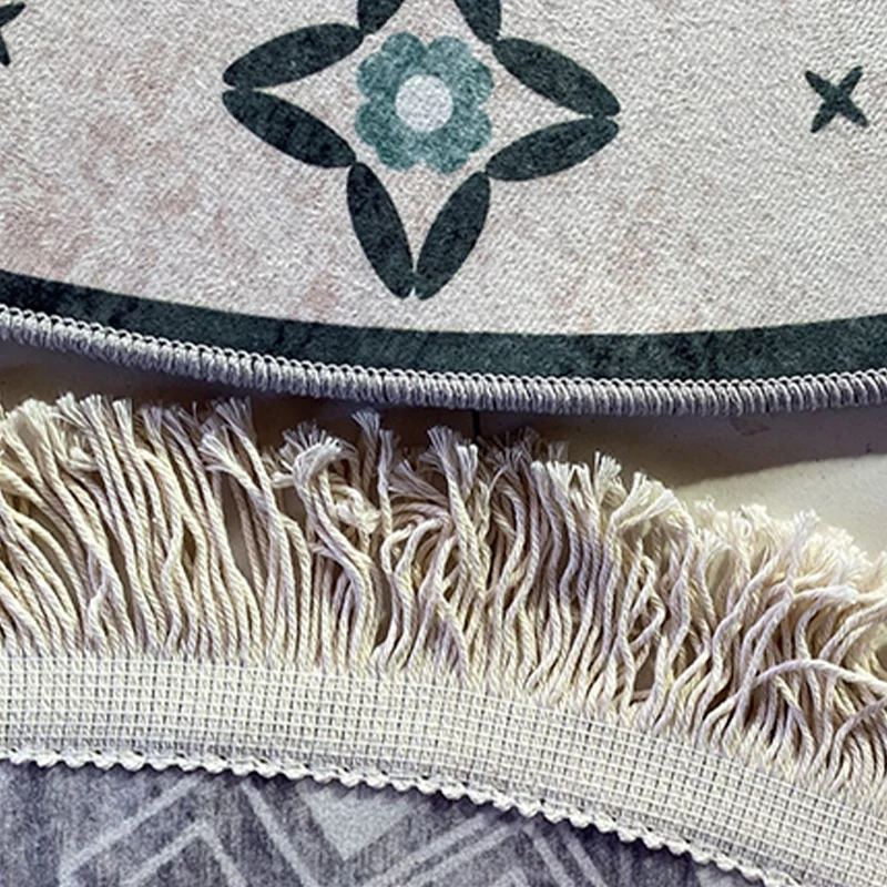 Tappeto marocchino multicolore Tappeto polipropilene con stampa tribale, supporto antiscivolo, adatto agli animali domesti...