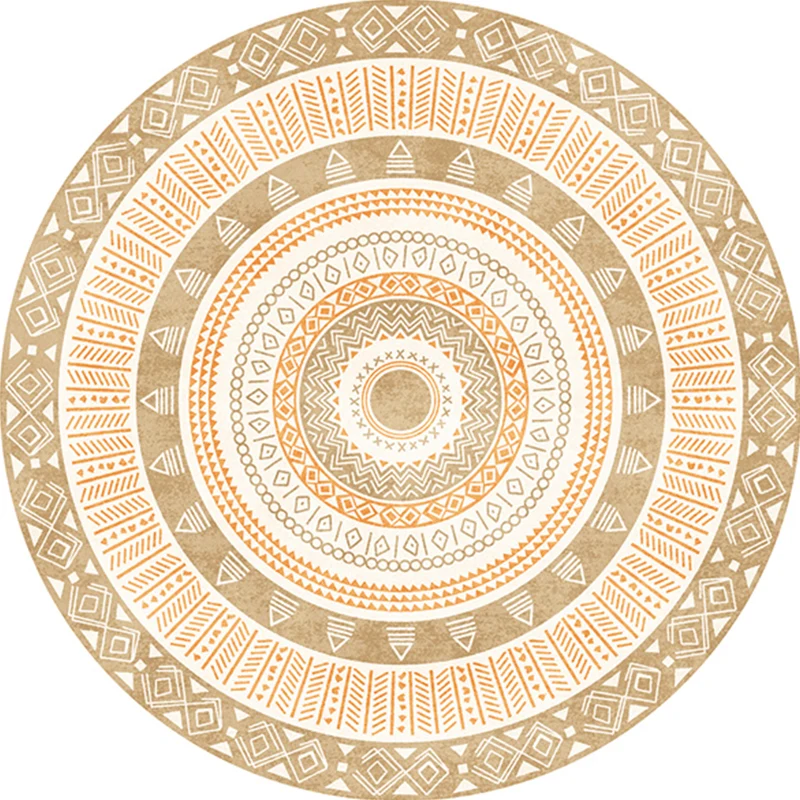 Tappeto marocchino multicolore Tappeto polipropilene con stampa tribale, supporto antiscivolo, adatto agli animali domesti...