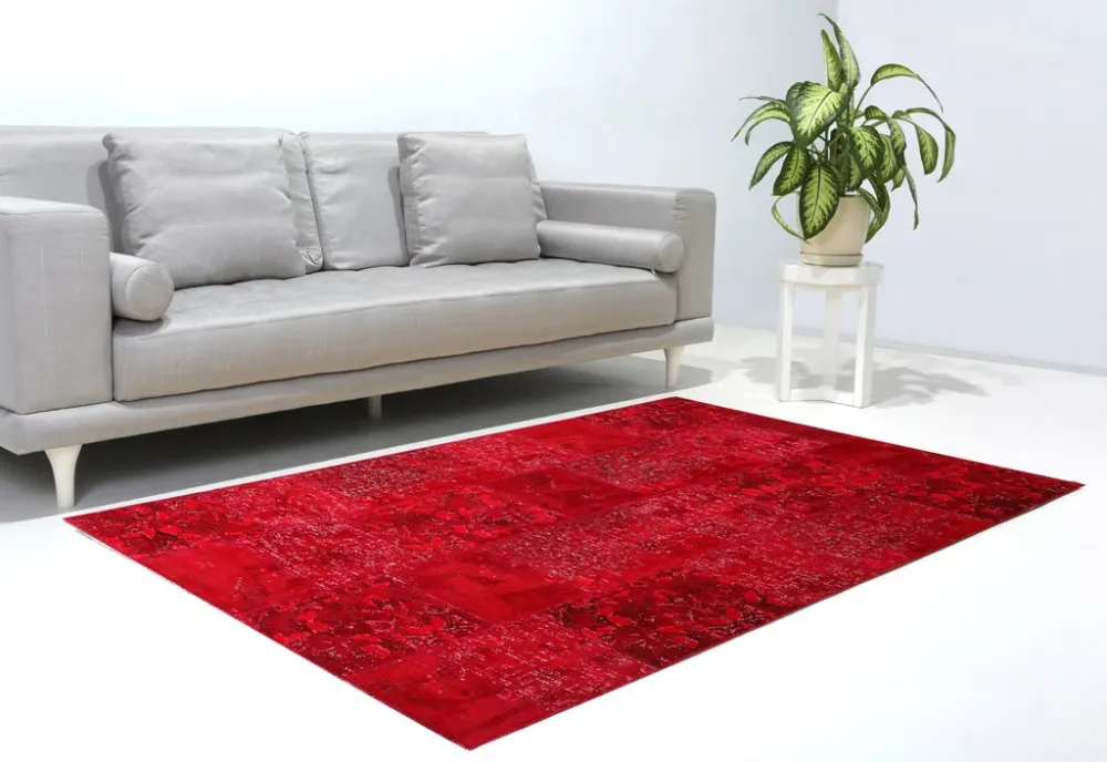 Tappeto MORETTİ PATCHWORK Rosso Loominology