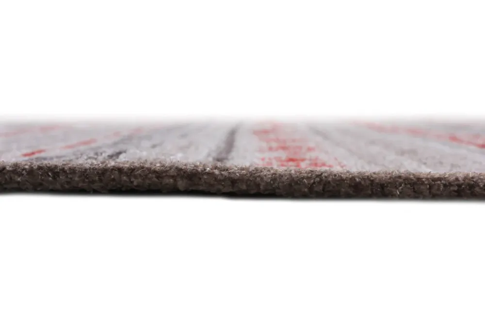 Tappeto MORETTI NORDI colore Grigio & Rosso Clareto Loominology