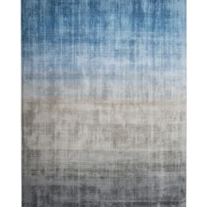 Tappeto pelo limitato grigio-blu 140 x 200 cm ERCIS