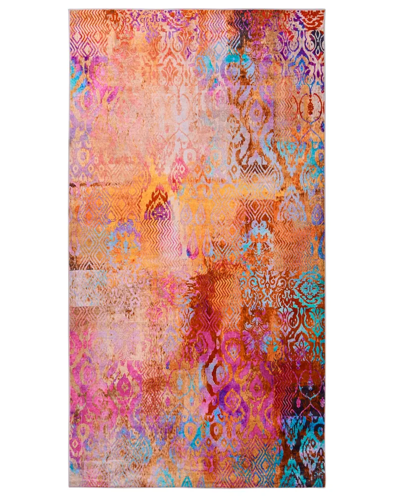 Tappeto pelo piccolo multicolore 80 x 150 cm ISPARTA