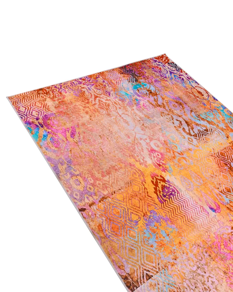 Tappeto pelo piccolo multicolore 80 x 150 cm ISPARTA