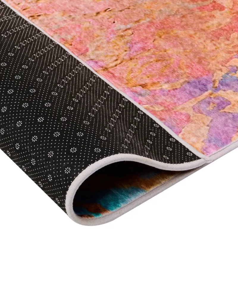 Tappeto pelo piccolo multicolore 80 x 150 cm ISPARTA