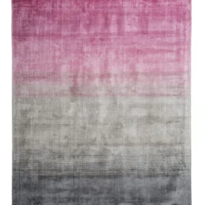 Tappeto pelo ridotto grigio-rosa 160 x 230 cm ERCIS