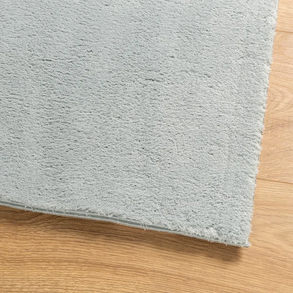 Tappeto Pelo Ridotto HUARTE Morbido e Lavabile Blu 60x110 cm