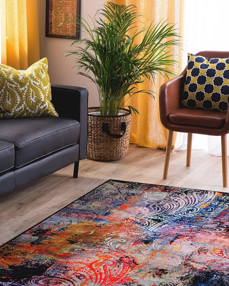 Tappeto pelo ridotto multicolore 160 x 230 cm MARDIN