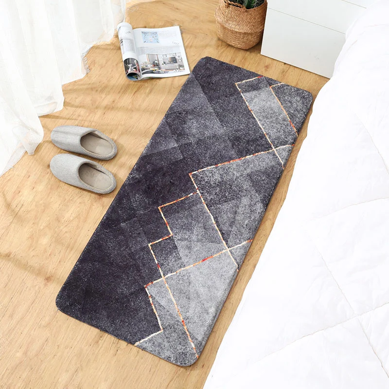 Tappeto per camera da letto alla moda Tappeto per interni lavabile con stampa fiabesca multicolore con supporto antiscivol...