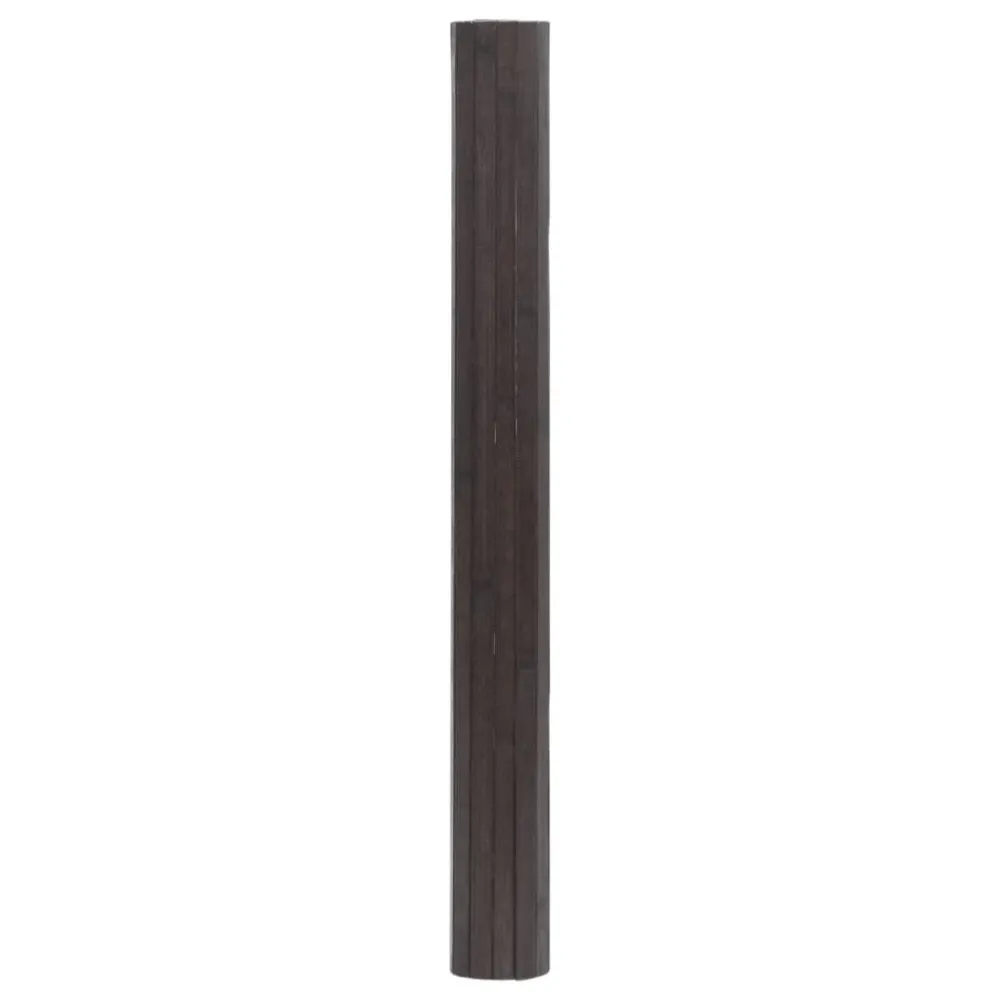 Tappeto Rettangolare Marrone Fosco 60x400 cm Bambù