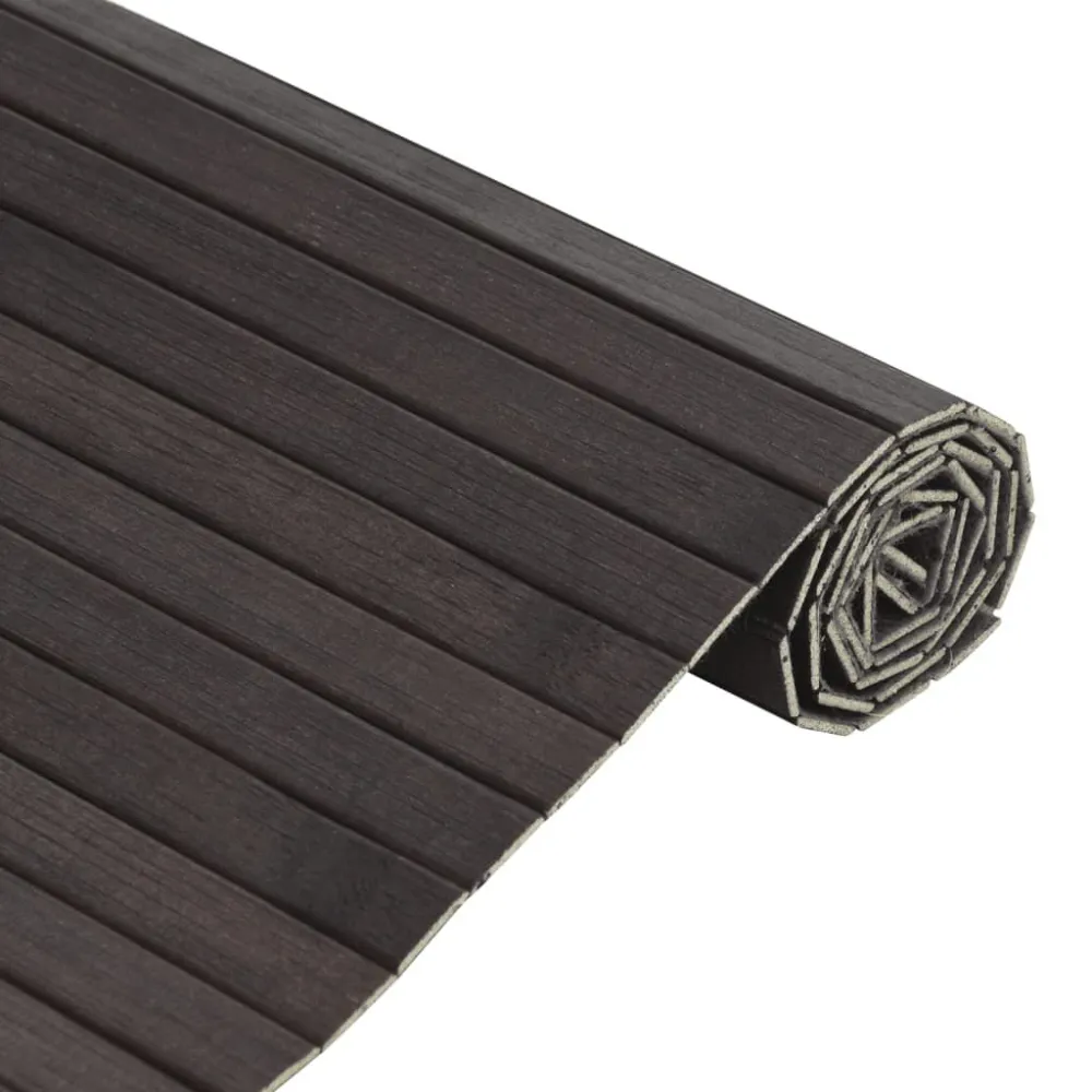 Tappeto Rettangolare Marrone Fosco 60x400 cm Bambù