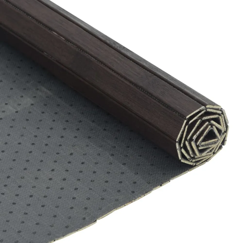 Tappeto Rettangolare Marrone Fosco 60x400 cm Bambù
