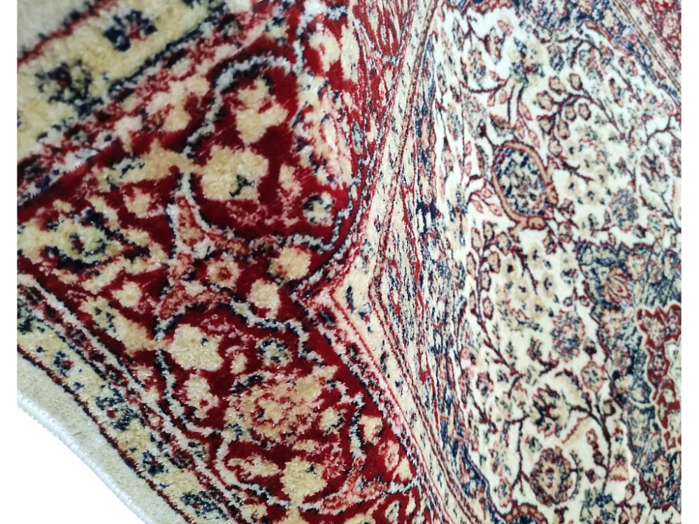 Tappeto Salotto| Composizione 100% Polipropilene| Spessore 6MM| Base D'iuta| Antiscivolo| Orientale| 100X150 CM