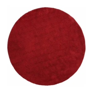 Tappeto shaggy 185x185 rosso Luzern