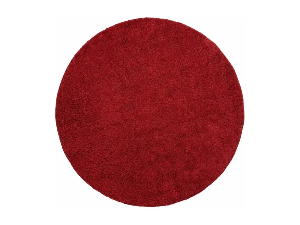 Tappeto shaggy 185x185 rosso Luzern