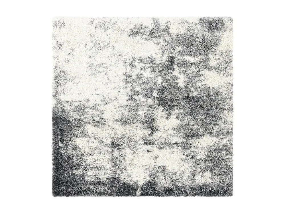 Tappeto shaggy 240x240 nocciola - grigio pietra Lachen Haze