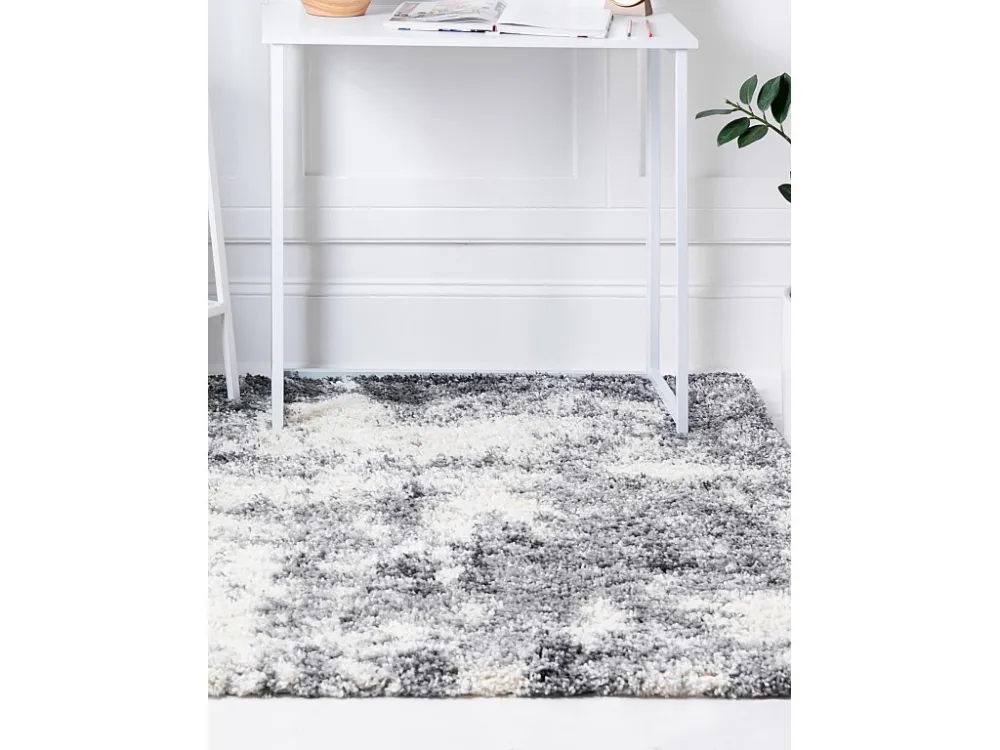 Tappeto shaggy 240x240 nocciola - grigio pietra Lachen Haze
