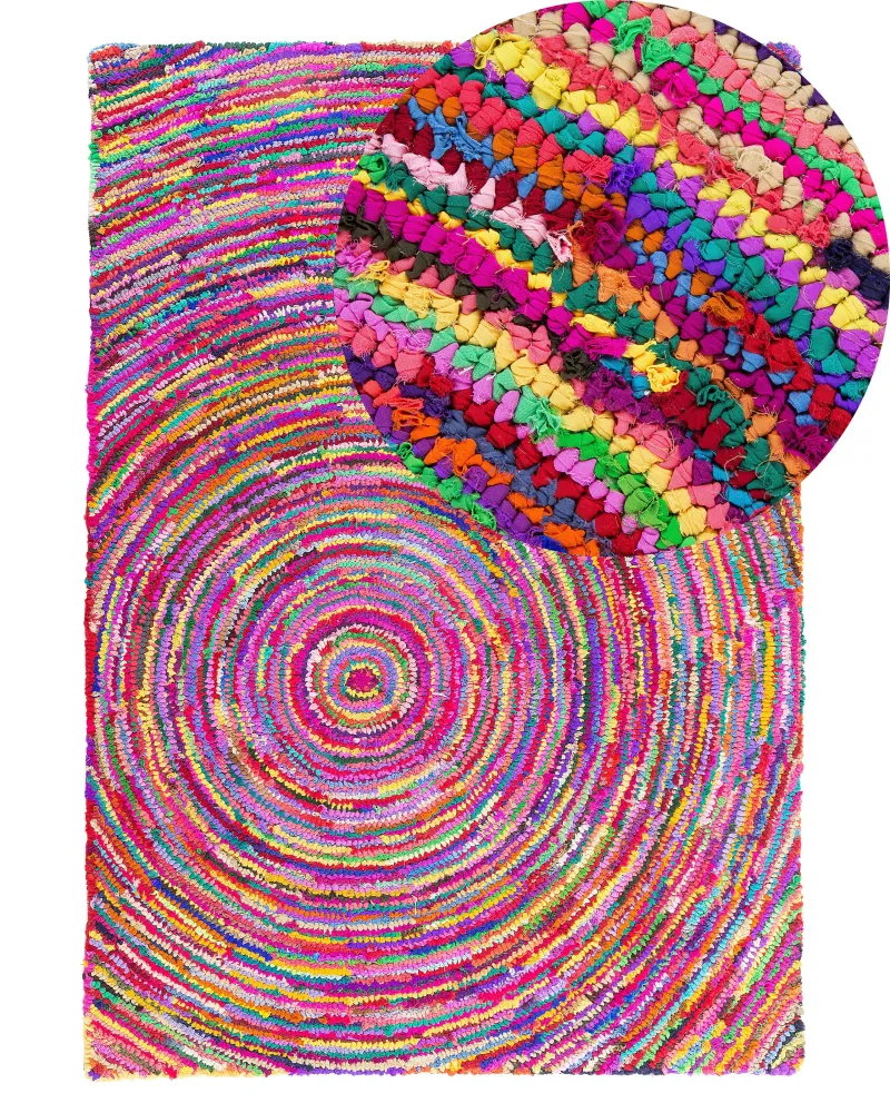Tappeto tessuto multicolore 140 x 200 cm MALATYA
