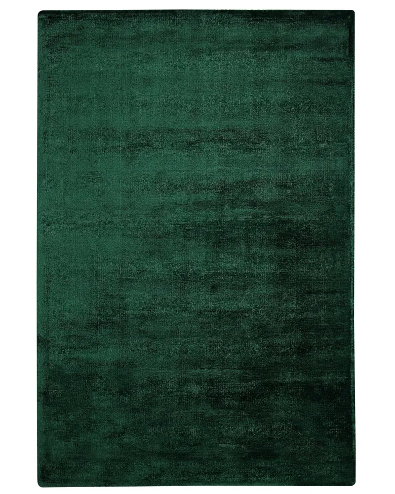 Tappeto viscosa verde nero 160 x 230 cm GESI II