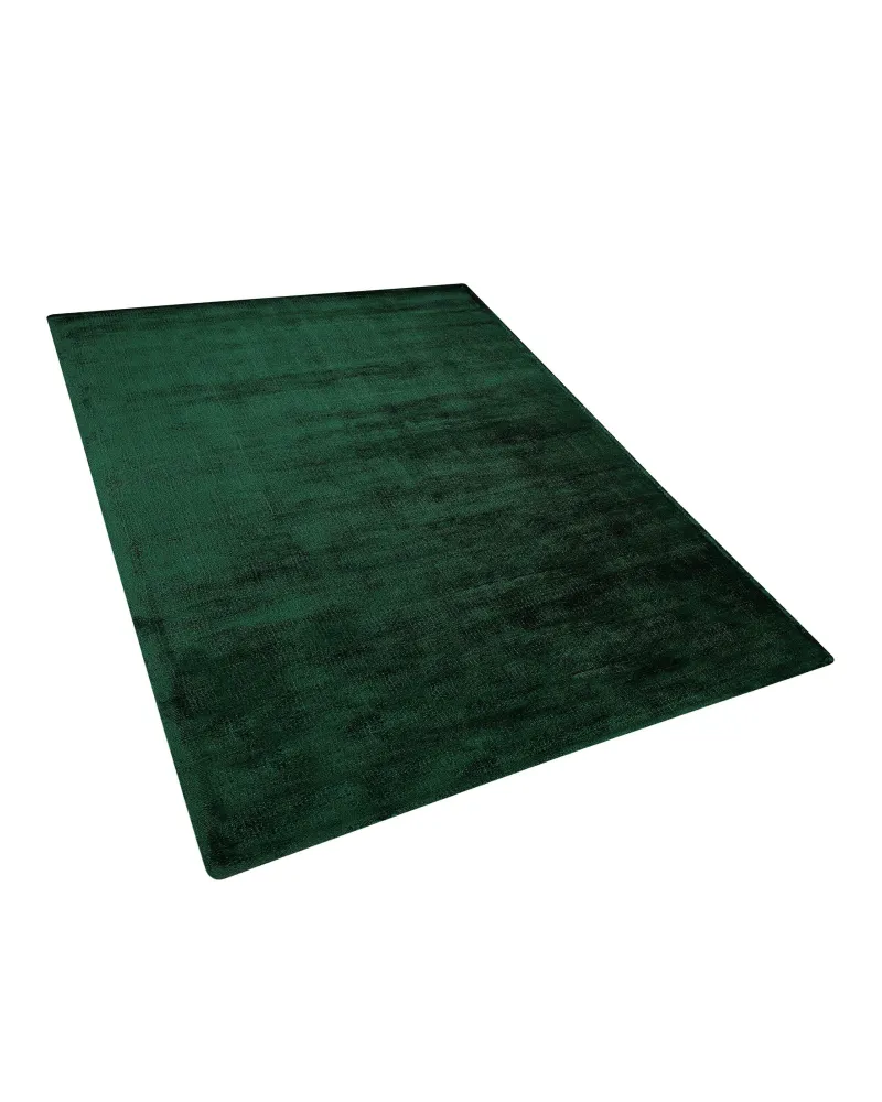 Tappeto viscosa verde nero 160 x 230 cm GESI II