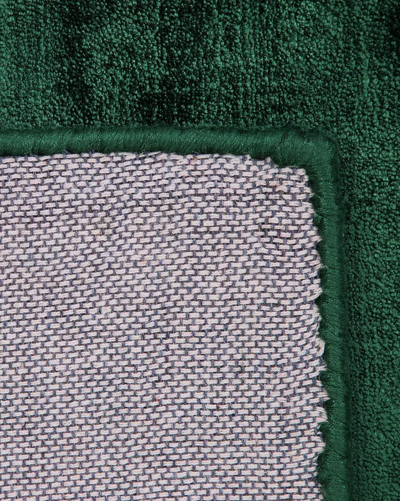 Tappeto viscosa verde nero 160 x 230 cm GESI II