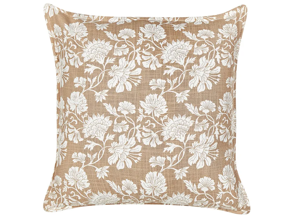Set di 2 cuscini bianco e crema 45 x 45 cm NOTELEA