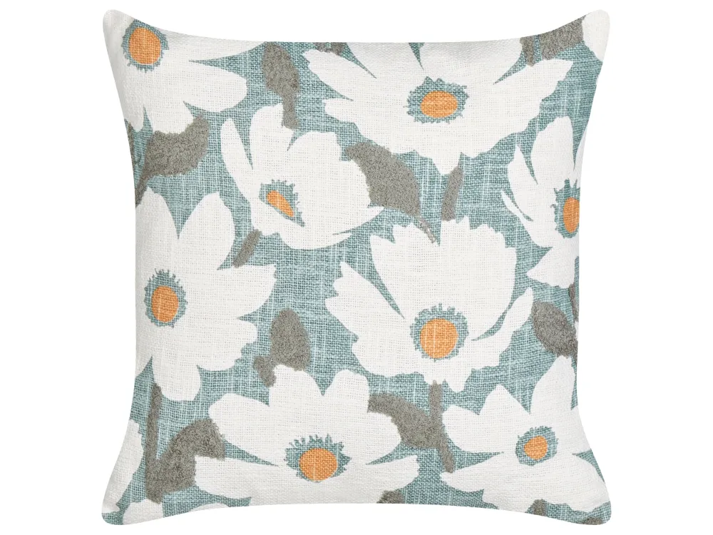 Set di 2 cuscini cotone blu 45 x 45 cm JATROPHA