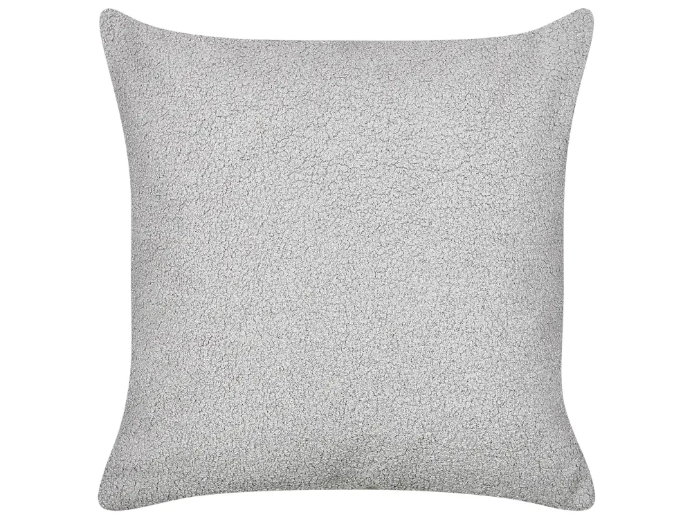 Set di 2 cuscini decorativi bouclé grigio 45 x 45 cm LEUZEA