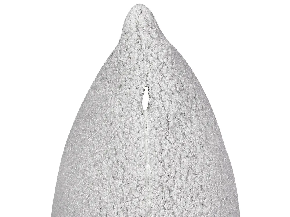 Set di 2 cuscini decorativi bouclé grigio 45 x 45 cm LEUZEA