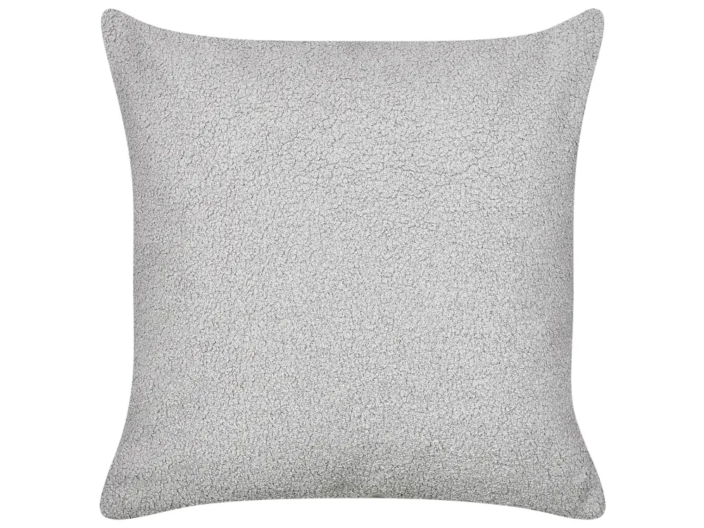 Set di 2 cuscini decorativi bouclé grigio 45 x 45 cm LEUZEA