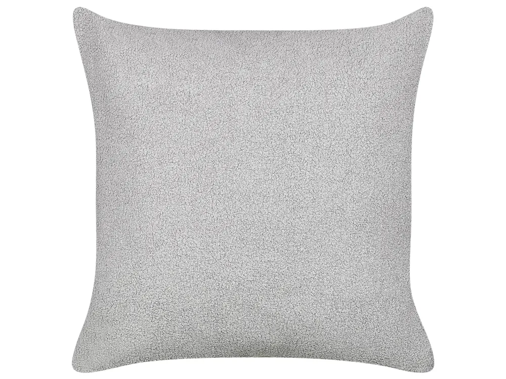 Set di 2 cuscini decorativi bouclé grigio 60 x 60 cm LEUZEA