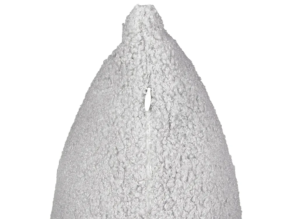 Set di 2 cuscini decorativi bouclé grigio 60 x 60 cm LEUZEA