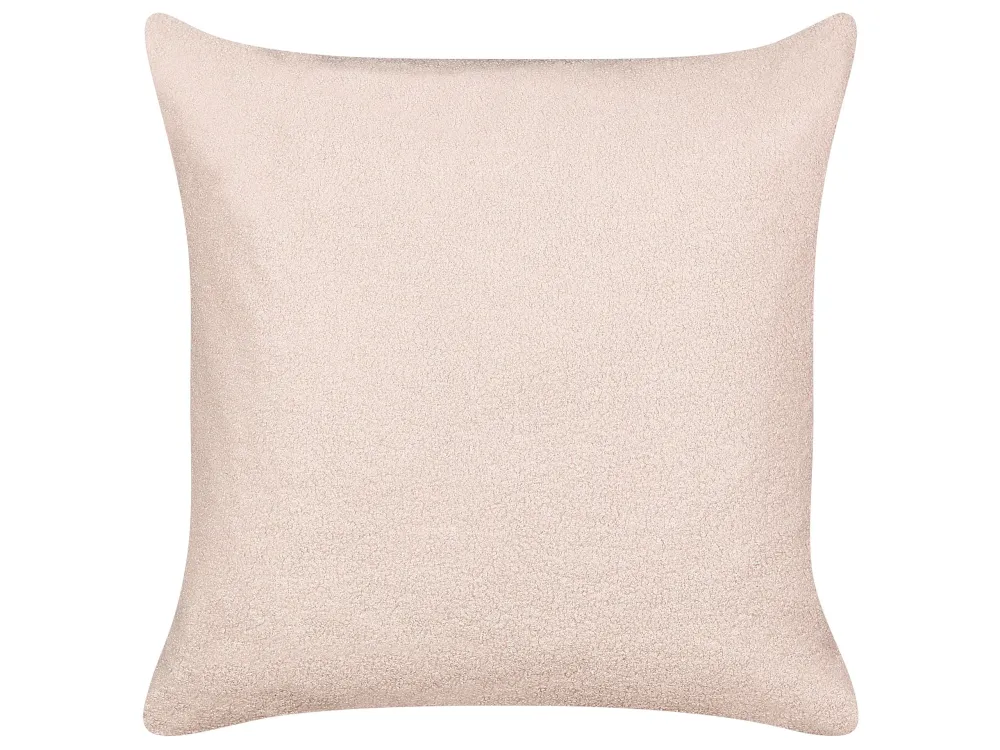 Set di 2 cuscini decorativi bouclé rosa 60 x 60 cm LEUZEA