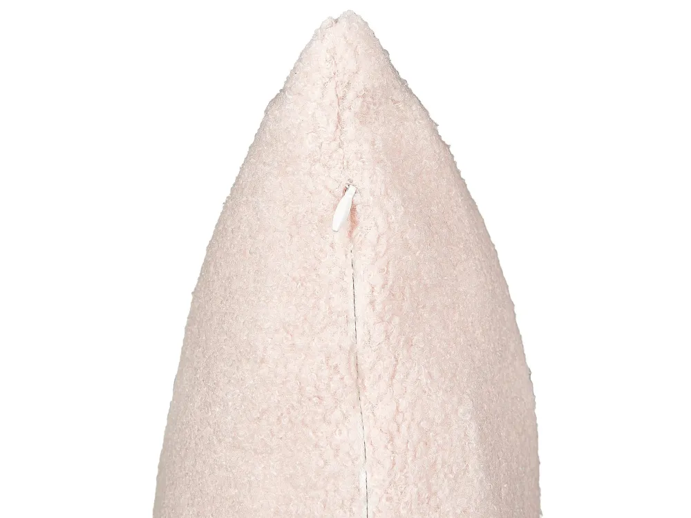 Set di 2 cuscini decorativi bouclé rosa 60 x 60 cm LEUZEA