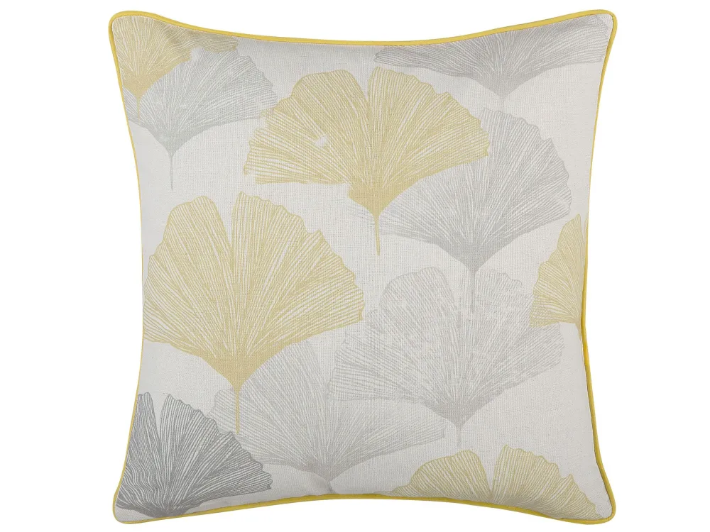 Set di 2 cuscini decorativi motivo foglie 45 x 45 cm multicolore CANDYTUFT