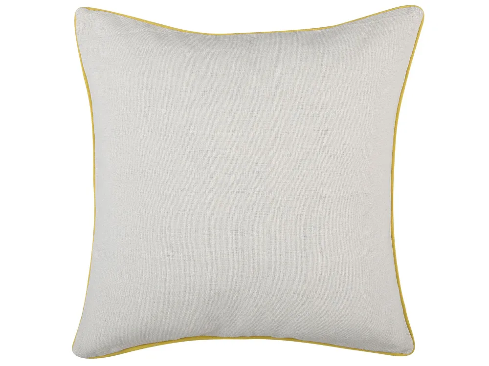 Set di 2 cuscini decorativi motivo foglie 45 x 45 cm multicolore CANDYTUFT