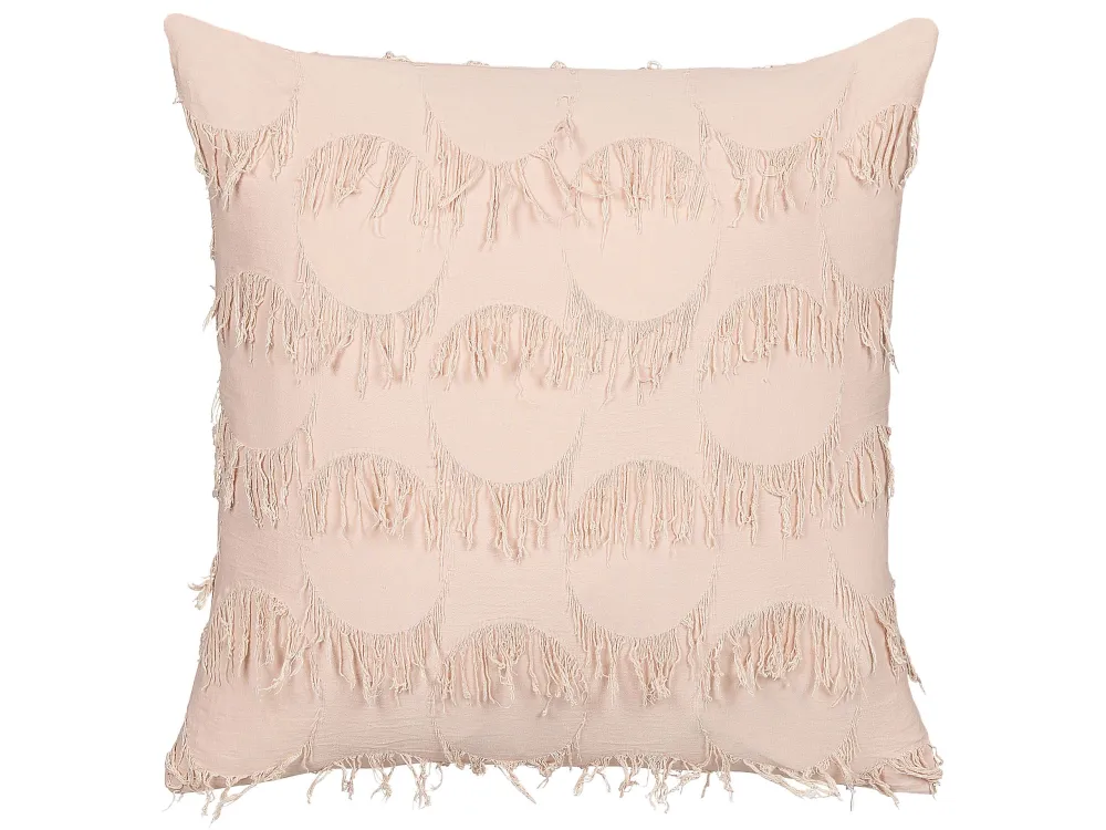 Set di 2 cuscini rosa salmone 45 x 45 cm AGASTACHE
