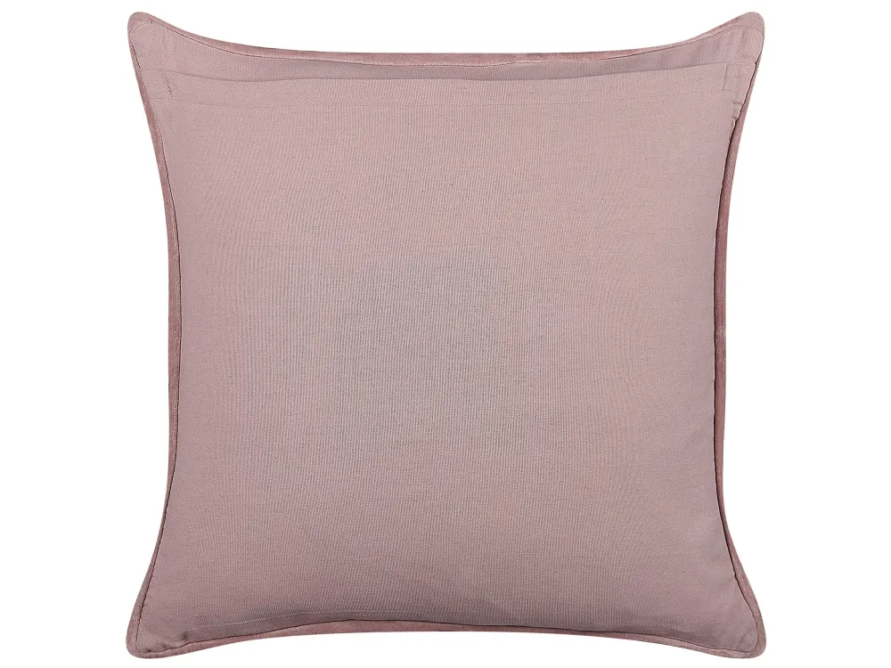 Set di 2 cuscini velluto rosa 45 x 45 cm ROMNEYA