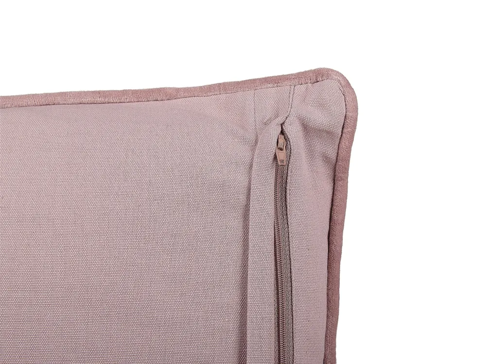 Set di 2 cuscini velluto rosa 45 x 45 cm ROMNEYA