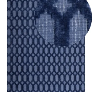 Tappeto blu marino 160 x 230 cm pelo limitato CIZRE