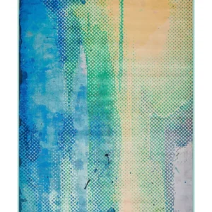 Tappeto blu/verde 160 x 230 cm SUSUZ