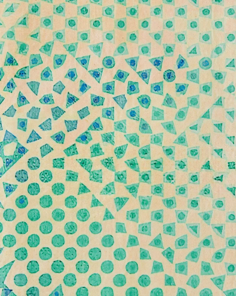 Tappeto blu/verde 160 x 230 cm SUSUZ