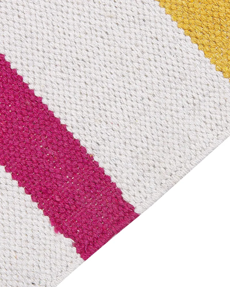 Tappeto cotone multicolore 160 x 230 cm HISARLI