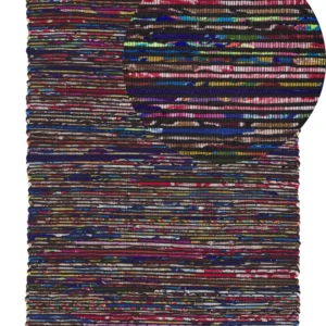 Tappeto cotone multicolore ombroso 160 x 230 BARTIN