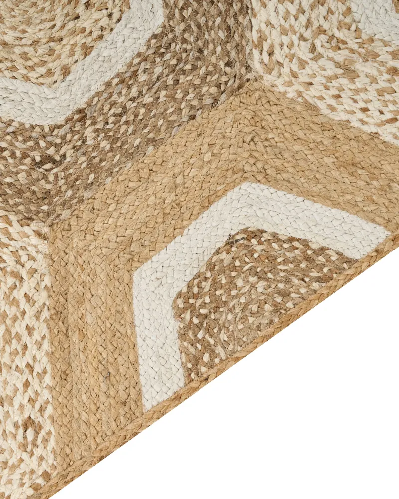 Tappeto iuta crema 160 x 230 cm BASOREN