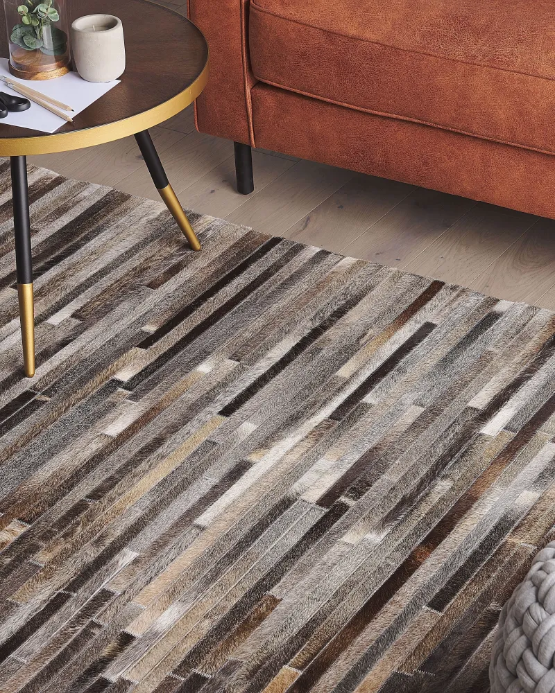 Tappeto pelle multicolore 160 x 230 cm TUZLUCA